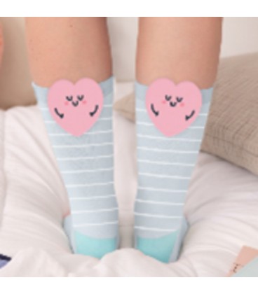 CALCETINES CORTOS T 35 38 CORAZON