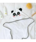 TOALLA CON CAPUCHA PARA BAÑOS LA MAR DE DIVERTIDOS OSO PANDA