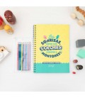 LIBRO PARA COLOREAR + LAPICES DE COLORES LAS SONRISAS COMO LOS COLORES
