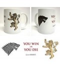 TAZA CERAMICA YOU WIN OR YOU DIE BLANCA GAME OF THRONES