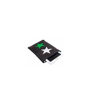 FUNDA MINI TABLET ESTRELLAS NEGRA
