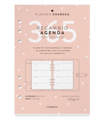 RECAMBIO AGENDA SIN FECHAS A5
