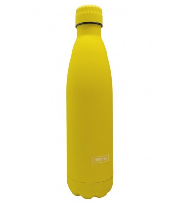BOTELLA TERMO ACERO 750 ML AMARILLO