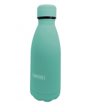 BOTELLA TERMO ACERO 350 ML TURQUESA