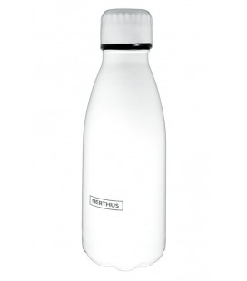 BOTELLA TERMO ACERO 350 ML BLANCA