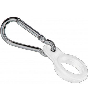 MOSQUETON LLAVERO DE SILICONA PARA BOTELLAS NERTHUS DE 350 ML Y 500 ML