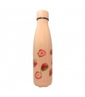 BOTELLA TERMO INOX 500 ML FRESAS