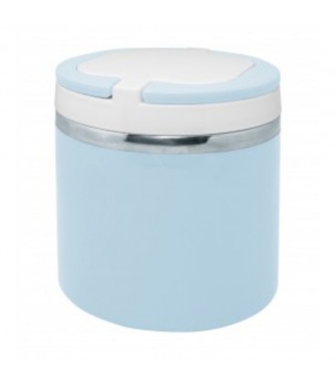 TERMO DOBLE PARED ACERO INOXIDABLE AZUL PASTEL 700 ML