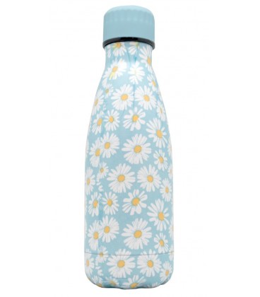 BOTELLA MARGARITAS AZUL 350ML DOBLE PARED