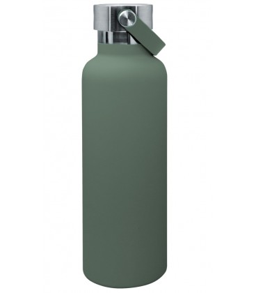 BOTELLA SPORT VERDE MILITAR 750ML DOBLE PARED
