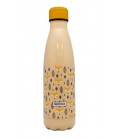 BOTELLA ZORROS NARANJA 500ML DOBLE PARED