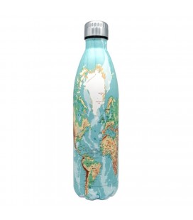 BOTELLA DOBLE PARED MAPA 1L