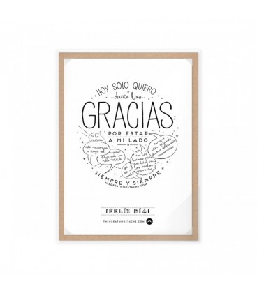 LAMINA - GRACIAS POR ESTAR A MI LADO SIEMPRE Y SIEMPRE
