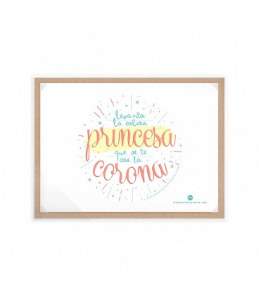 LAMINA - LEVANTA LA CABEZA PRINCESA QUE SE TE CAE LA CORONA