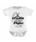 BODY BLANCO 6-12M SOY LA VERSION MEJORADA DE MIS PAPAS