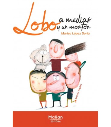 LOBO A MEDIAS Y UN MONTON