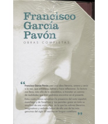 FRANCISCO GARCIA PAVON OBRAS COMPLETAS 4 VOLUMENES