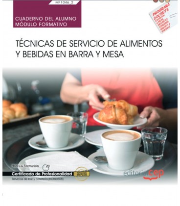 CUADERNO DEL ALUMNO TECNICAS DE SERVICIO DE ALIMENTOS Y BEBIDAS EN BAR