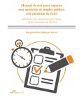 MANUAL DE TEST PARA SUPERAR UNA OPOSICION AL EMPLEO PUBLICO