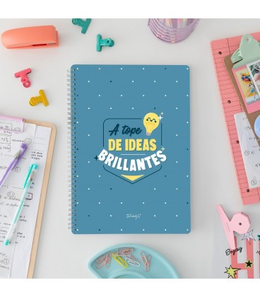 LIBRETA A TOPE DE IDEAS BRILLANTES